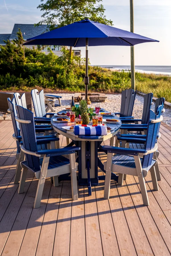 Surfairadiningtablewithoceanwavzchairslightgray patriotblue25 1920w scaled