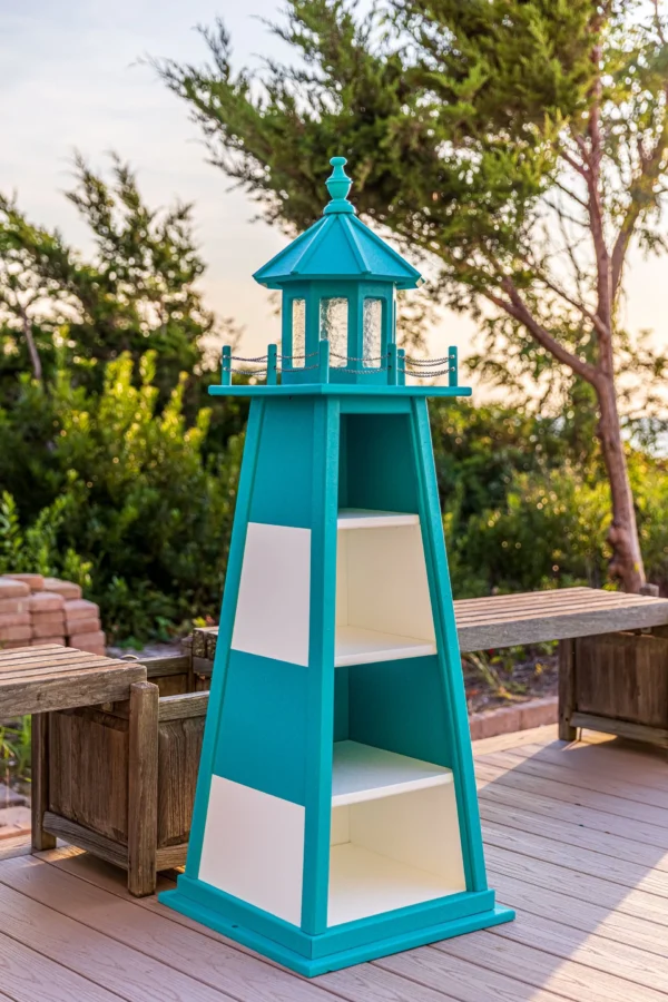 bookshelf poly lighthouse aruba white