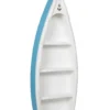 bookshelf rowboat small powder blue white
