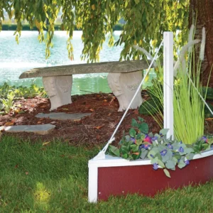 planter Cherry wood and White