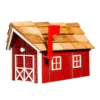 woodmailboxcedarroofcardinalred white 1920w
