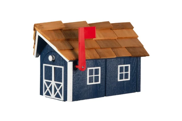 woodmailboxcedarroofpatriotblue white 1920w